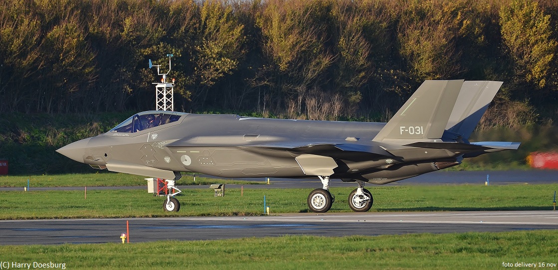 <strong>F-031</strong> F-35A (woensdag 16 november 2022)